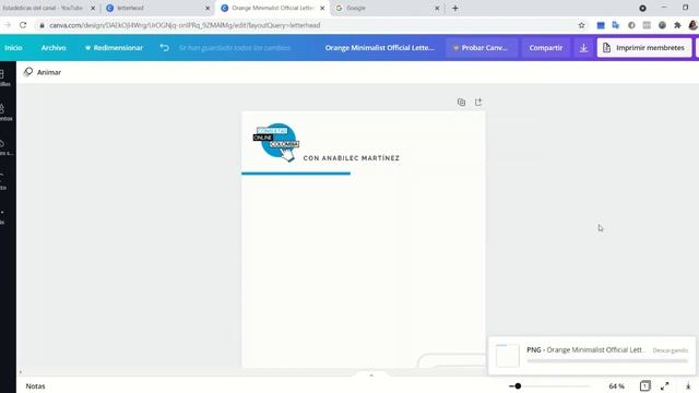 Cómo hacer un membrete para Word con Canva [FÁCIL 2021] смотреть онлайн