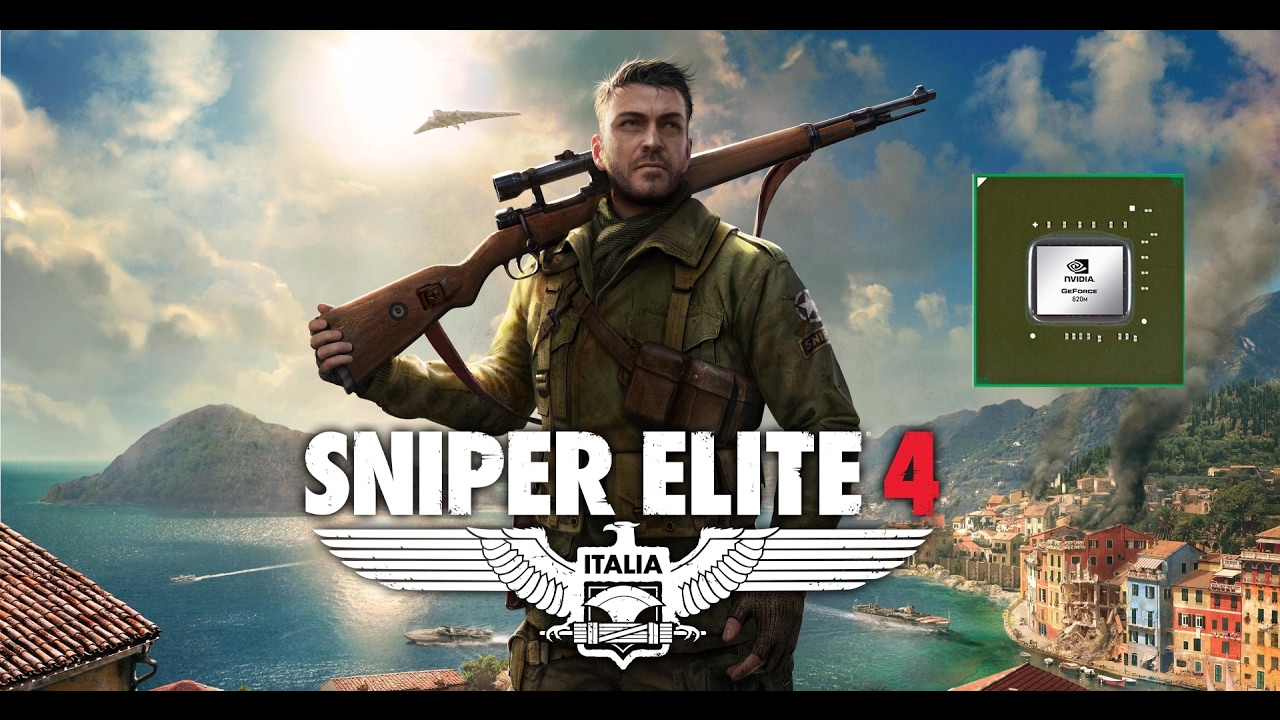 Sniper Elite 4 / Снайпер Элит 4 на слабом ноутбуке (устаревшее, перезалив)