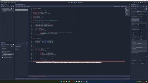 Godot Procedural Generation with BIOMES tutorial part 1