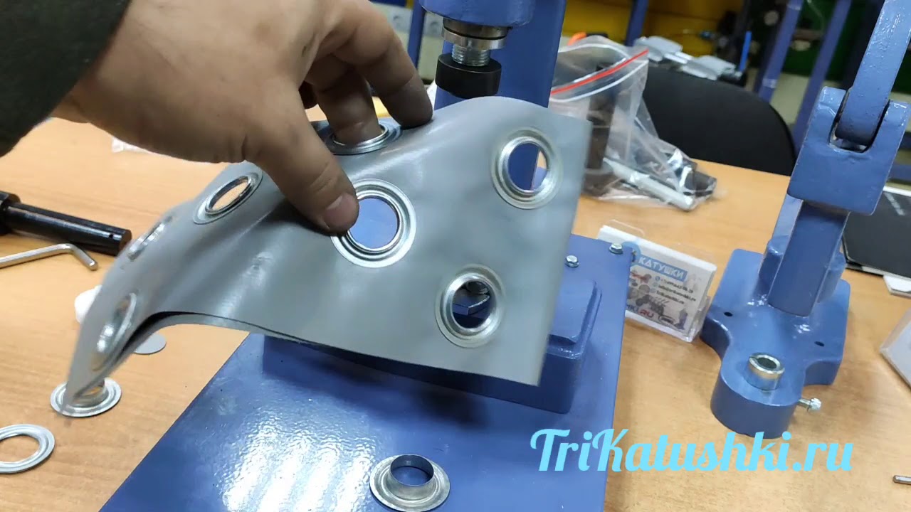 Установка люверса для тента 20 мм смотреть онлайн