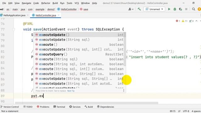 JavaFx with MySQL - JDBC Prepared Statement (Afsomali) смотреть онлайн