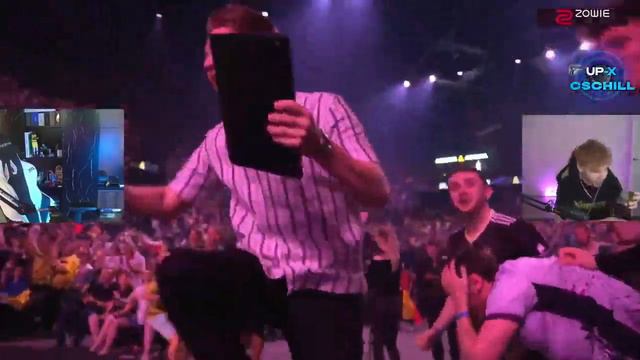 Evelone БРЕЮСЬ НАЛЫСО  , ЗРИТЕЛЬ ОТКРЫЛ КЕЙ И ВЫПАДАЕТ НОЖ НА ФИНАЛЕ МАЖОРА GamerLegion - Vitality
