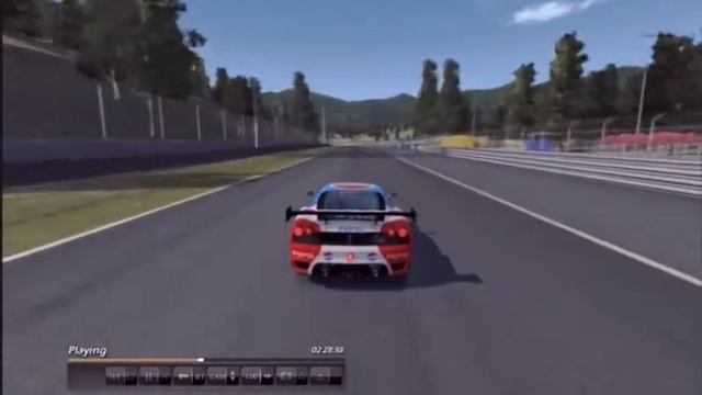 SUPERCAR CHALLENGE PS3 Ferrari F430 GT2 mugello replay 28 смотреть онлайн