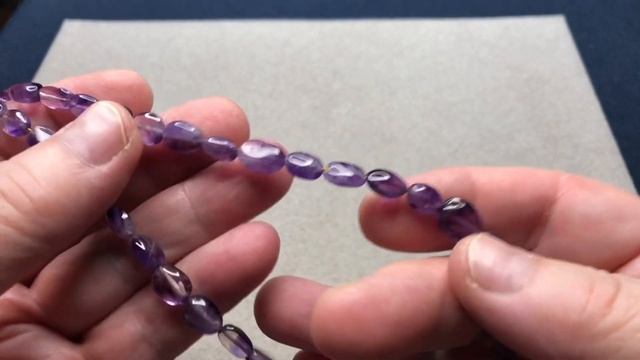 Браслет из АГАТА. Бусы из АМЕТИСТА. Украшения для Ирины из Люберец. Часть 6. смотреть онлайн