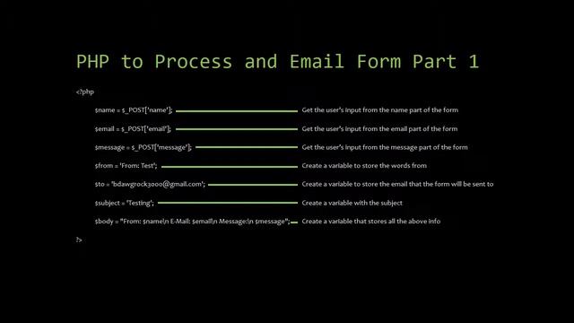 Building Forms with HTML and PHP смотреть онлайн