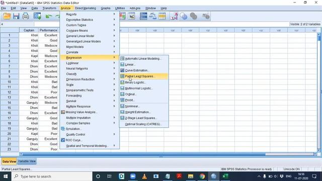 Ordinal Regression in SPSS Software смотреть онлайн