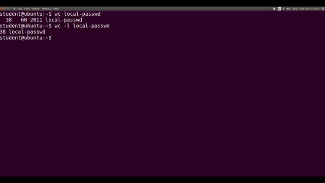 32 - Linux in 1 Minute - Count Words in File - wc смотреть онлайн