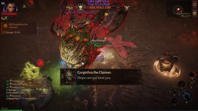 helliquary Gorgothra The Claimer solo run | Diablo Immortal смотреть онлайн