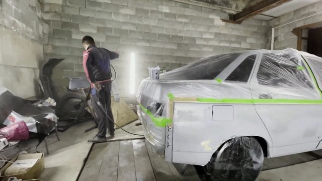 Покраска ВАЗ 2110, Volkswagen за 3 часа, Стеллаж для гаража своими руками, гаражные будни смотреть онлайн