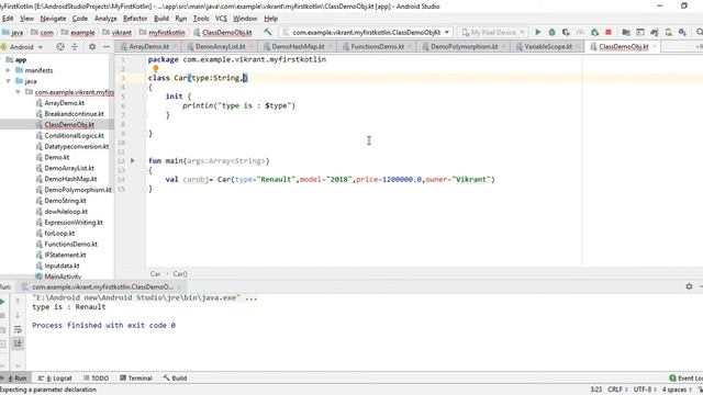 Kotlin in Hindi (Lecture 29) - OOPs (Class,object) Full tutorial on Android Application Development смотреть онлайн