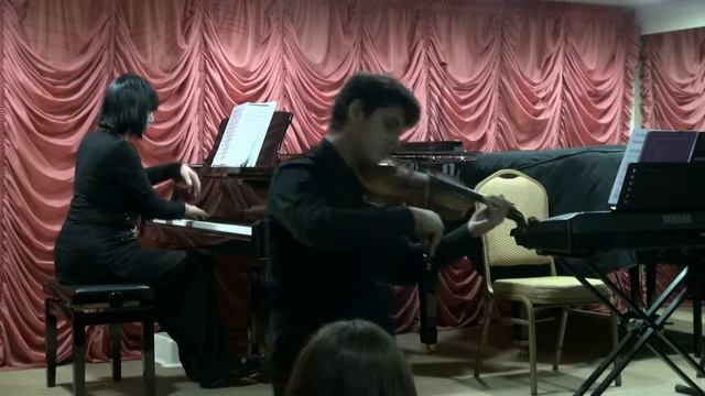 Chopin Nocturne in C sharp minor for violin and piano Performbed by Majd Abu Asalah смотреть онлайн