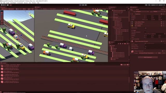 Unity Beginner Tutorial "Almost Crossy Road" -- Part 4 of 4 смотреть онлайн