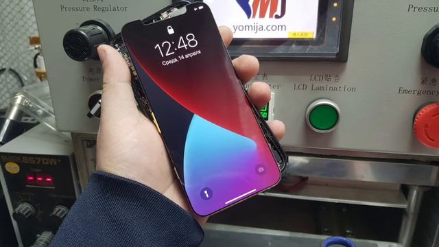 Замена стекла iphone 12pro смотреть онлайн