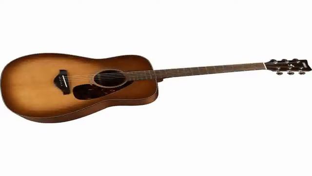 Yamaha FGX700SC Solid Top Acoustic Electric Guitar Natural смотреть онлайн