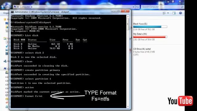 CREATE BOOTABLE WINDOWS 7 FLASH DRIVE FOR NETBOOK смотреть онлайн