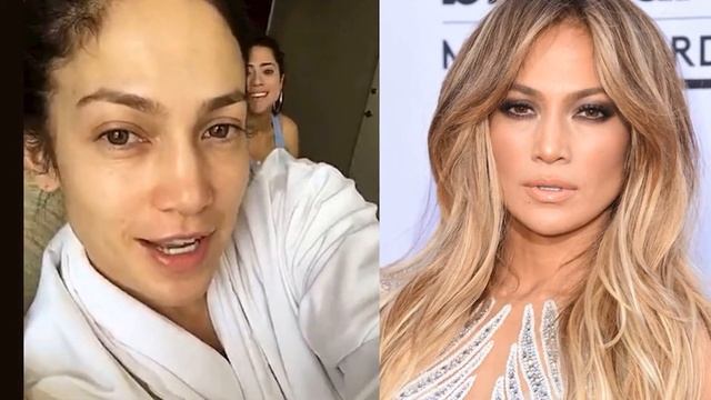 Дженнифер Лопес показала себя без наращенных волос макияжа и автозагара