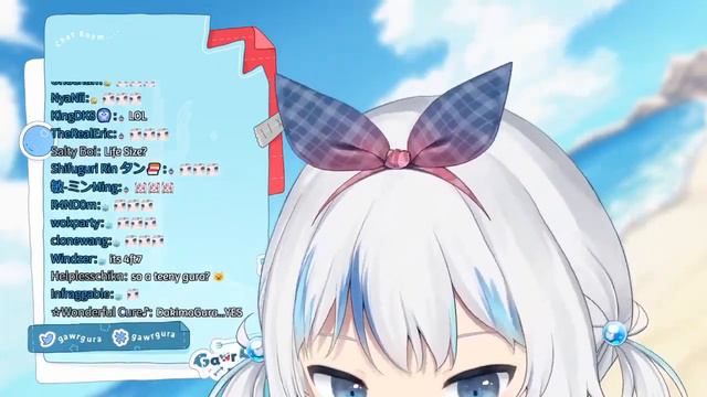 Гура заметила у себя проблему с глазами [Hololive RU SUB] смотреть онлайн