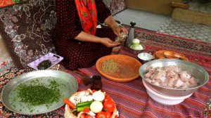 Куриная отбивная   с кислинкой и шафраном Азербайджанская Кухня Деревенская Кухня  Рецепты