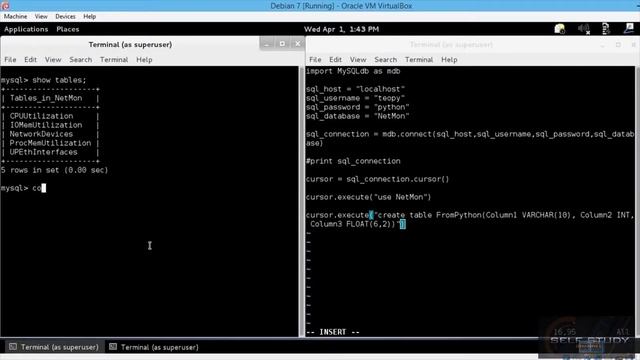 Python for beginner 046 Python interacting with MySQL смотреть онлайн