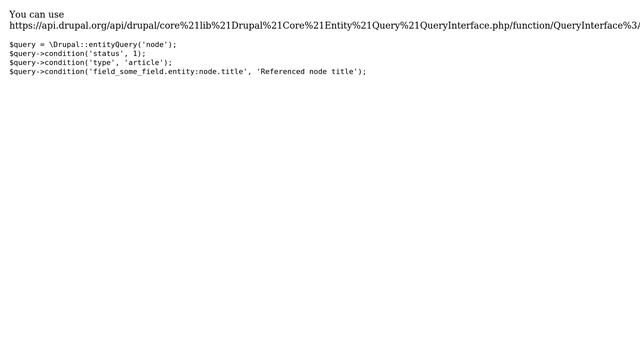 Drupal: entityQuery to get Nodes referenced by other nodes like an SQL JOIN (2 Solutions!!) смотреть онлайн