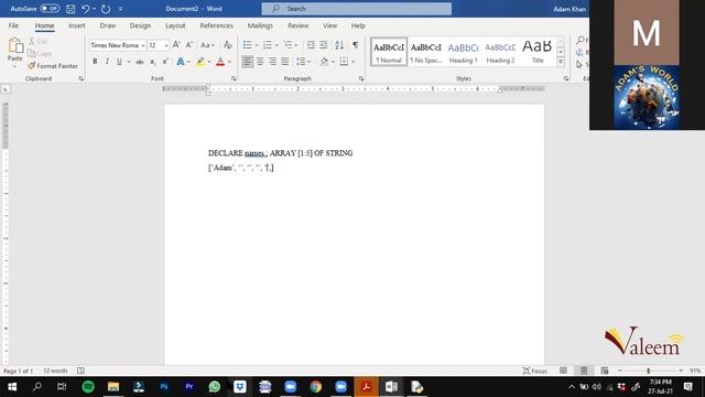 Declaration of Arrays | Introduction to Programming | IGCSE Computer Science (0478) смотреть онлайн