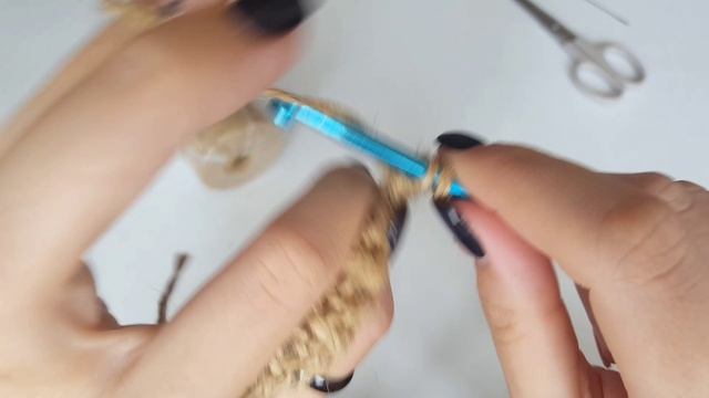 мочалка крючком из джута смотреть онлайн