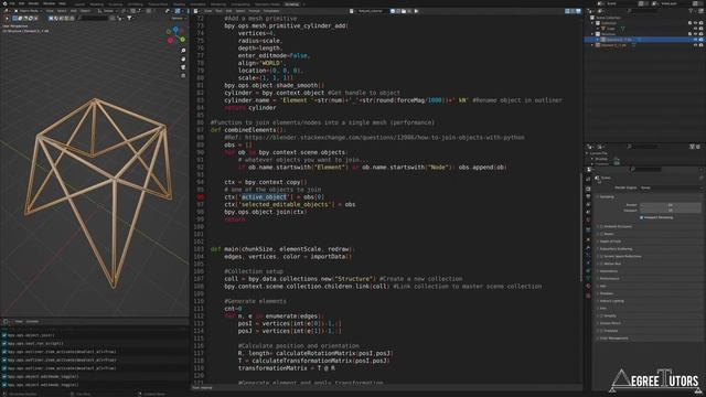 Building a force data-viz tool in Blender - Part 4 - Generating materials | DegreeTutors.com смотреть онлайн