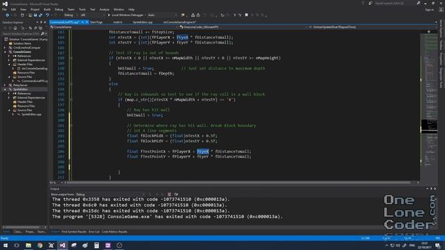 Upgraded! First Person Shooter at Command Prompt (C++) смотреть онлайн