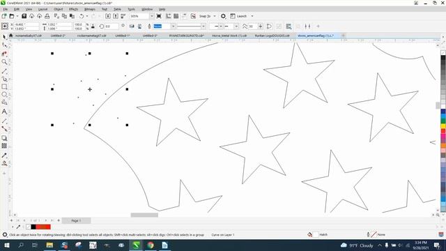 Corel Draw Tips & Tricks NODES & SMART Fill tool смотреть онлайн