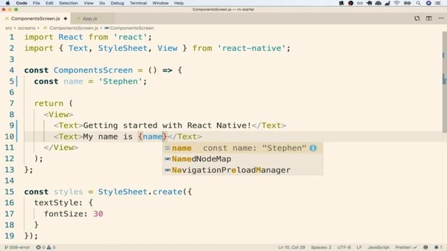 7. JSX Solution (React native Complete Course 2021) смотреть онлайн
