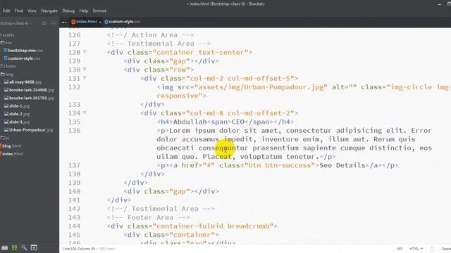 Bootstrap step by step in Bangla | Class 6 (Part 2) Testimonial & Footer Making смотреть онлайн