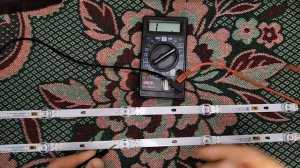 Проверка светодиодных лент подсветки телевизора