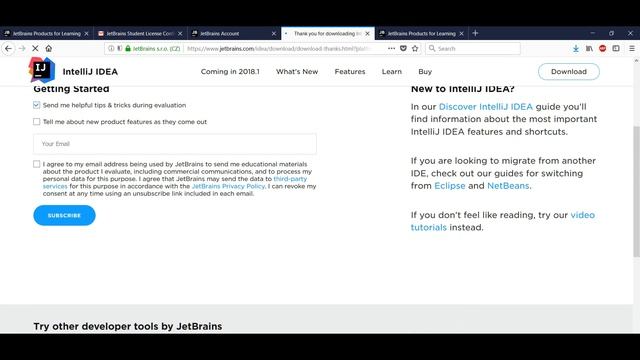 7 - IntelliJ IDEA Installation (FREE Student License) смотреть онлайн