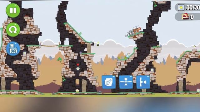 Bad piggies Helicopter going down. смотреть онлайн