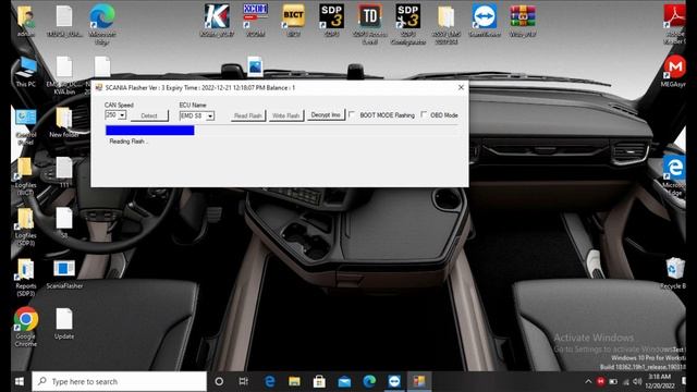 SCANIA FLASHER READ AND WRITE FLASH FILE BY VCI3 VCI2 قراءة وكتابة ملفات فلاش سكانيا بجهاز VCI смотреть онлайн