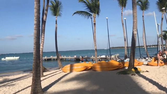 ?️ Пляж отеля Barcelo Bavaro Palace в Пунта-Кане