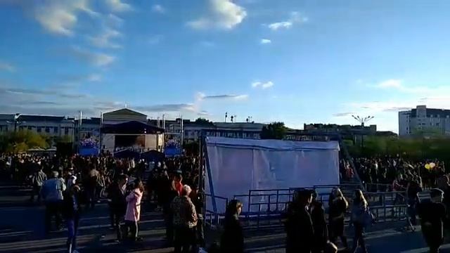 Площадь Ленина в Чите в День города смотреть онлайн
