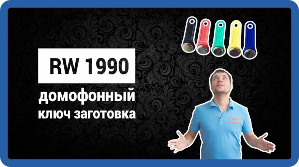 RW1990 - домофонный ключ заготовка купить в StarNew.ru