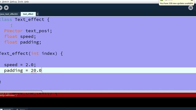 Processing java mode text effect 03 смотреть онлайн
