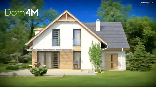 4M049 Проект двухэтажного дома с мансардой 200м2 смотреть онлайн