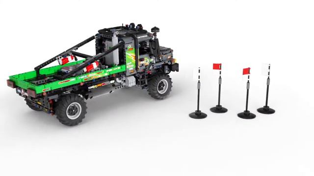 LEGO® 42129 TECHNIC TRUCK TRIALOVÝ VŮZ MERCEDES-BENZ ZETROS 4X4 смотреть онлайн
