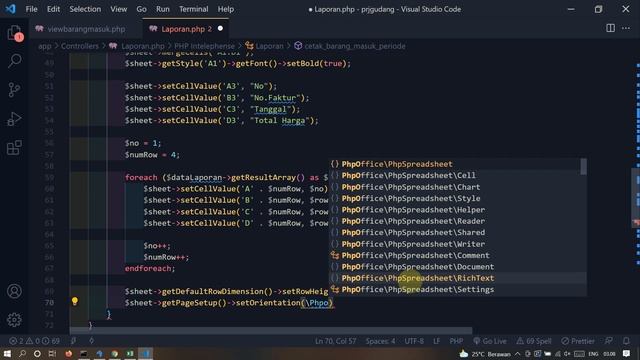 Tutorial Membuat Laporan Export Excel di Codeigniter 4 Dengan Library PhpSpreadsheet смотреть онлайн