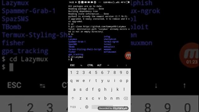 Lazymux Termux #1 установка и использование смотреть онлайн