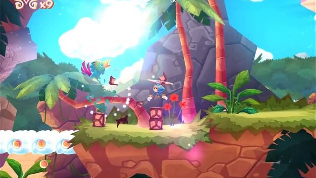 Heroki - Gameplay Walkthrough Part 2 - Laguna Rocks: Levels 2-3 (iOS) смотреть онлайн