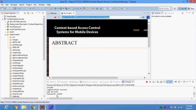 Context Based Access Control Systems for Mobile Devices in Java смотреть онлайн