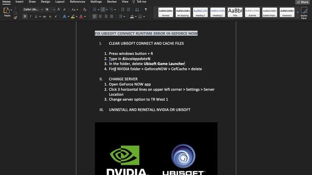 FIX UBISOFT CONNECT RUNTIME ERROR IN GEFORCE NOW смотреть онлайн