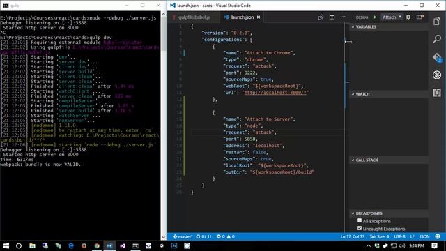 ? Debugging Node with Visual Studio Code • React JS Programming • React JS for Beginners • (Pt. 32) смотреть онлайн
