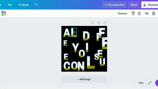 Text Gradient Effect in Canva смотреть онлайн
