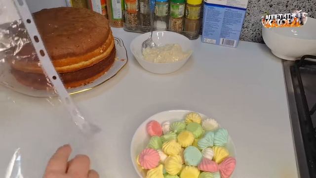 Как приготовить бисквитный торт своими руками в домашних условиях смотреть онлайн