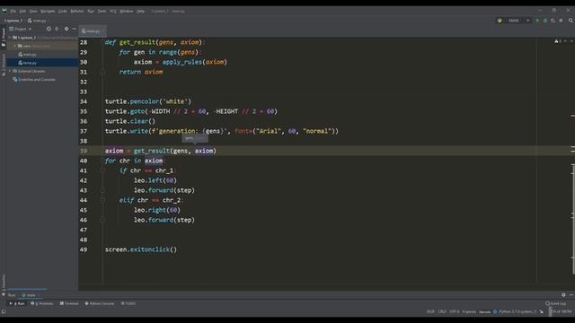 Grow Fractals in Python! Turtle Graphics смотреть онлайн